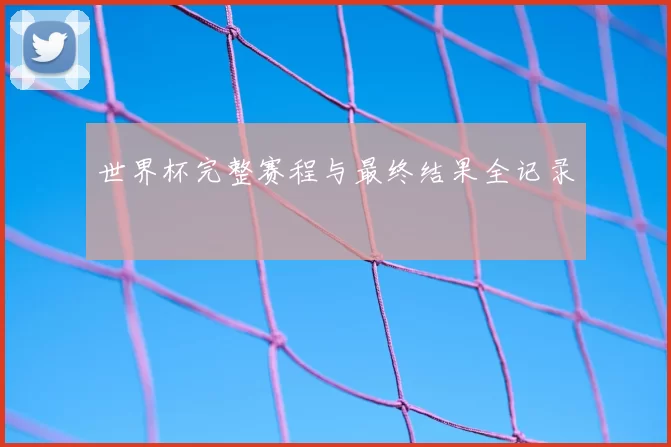 世界杯完整赛程与最终结果全记录
